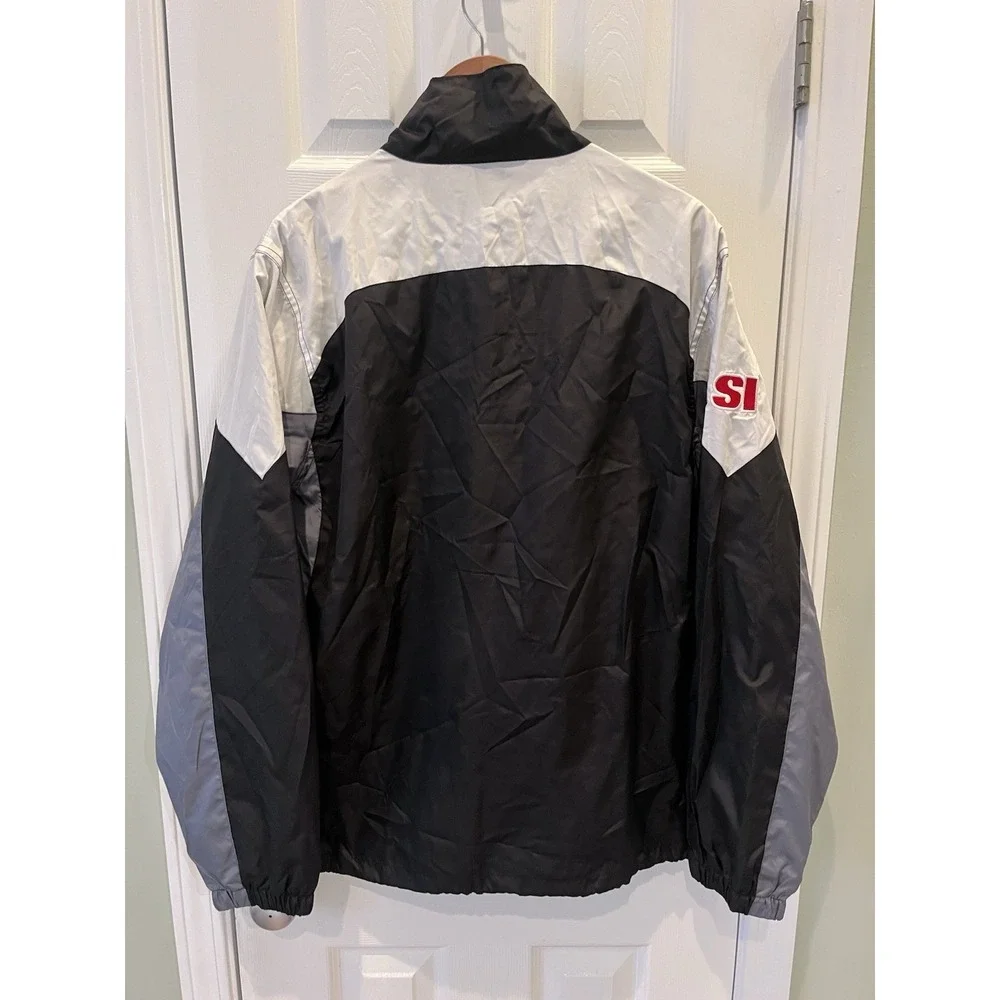 NWT Baltimore Ravens Jacket Sz L Black NFL Football Reebok Team Apparel Full Zip